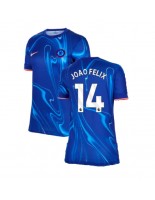 Chelsea Joao Felix #14 Domácí Dres pro Dámské 2024-25 Krátký Rukáv